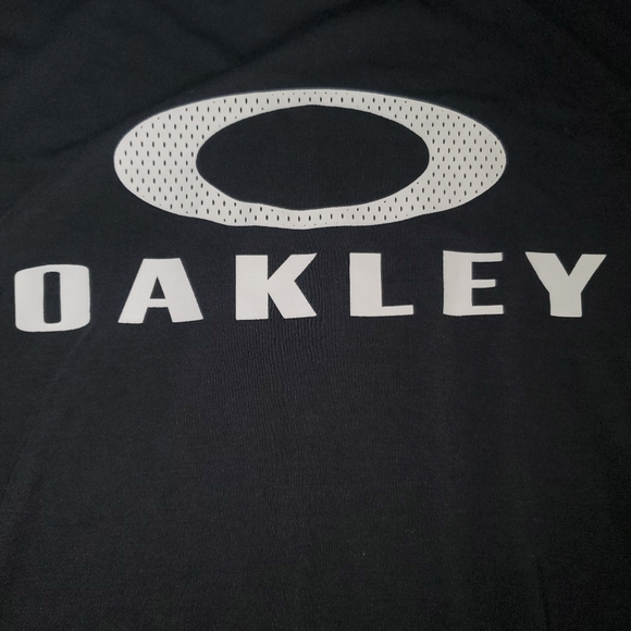 OAKLEY T-Shirt Classic Logo Black Size Small - Picture 2 of 6